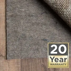 20 year warranty Area rug pad | VRR Flooring